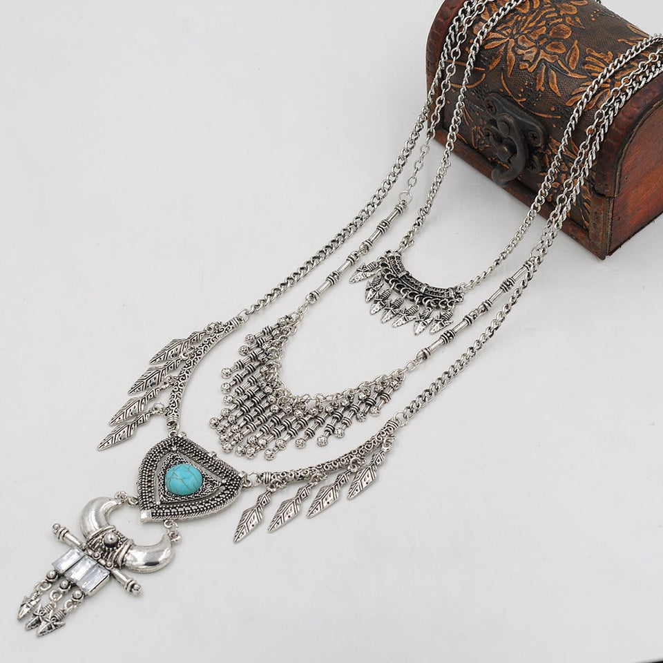 Navajo Native American Tribal Necklace for Women