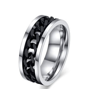 Cowboy Chain Stainless Steel Rings