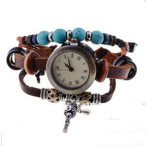 Vintage Turquoise Womens Indian Charm wristwatch
