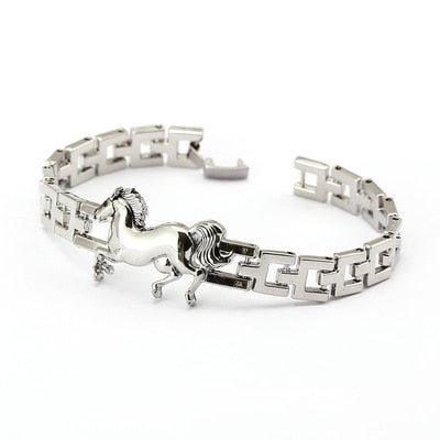 American jewelry running horse bracelet