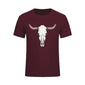 Custom Short Sleeved Bull Skull T Shirts
