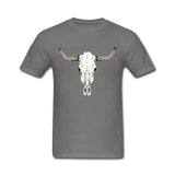 Custom Short Sleeved Bull Skull T Shirts