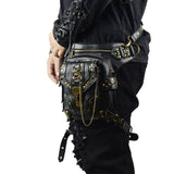 Retro Brown Crossbody Leather Waist Bag For Men and Women