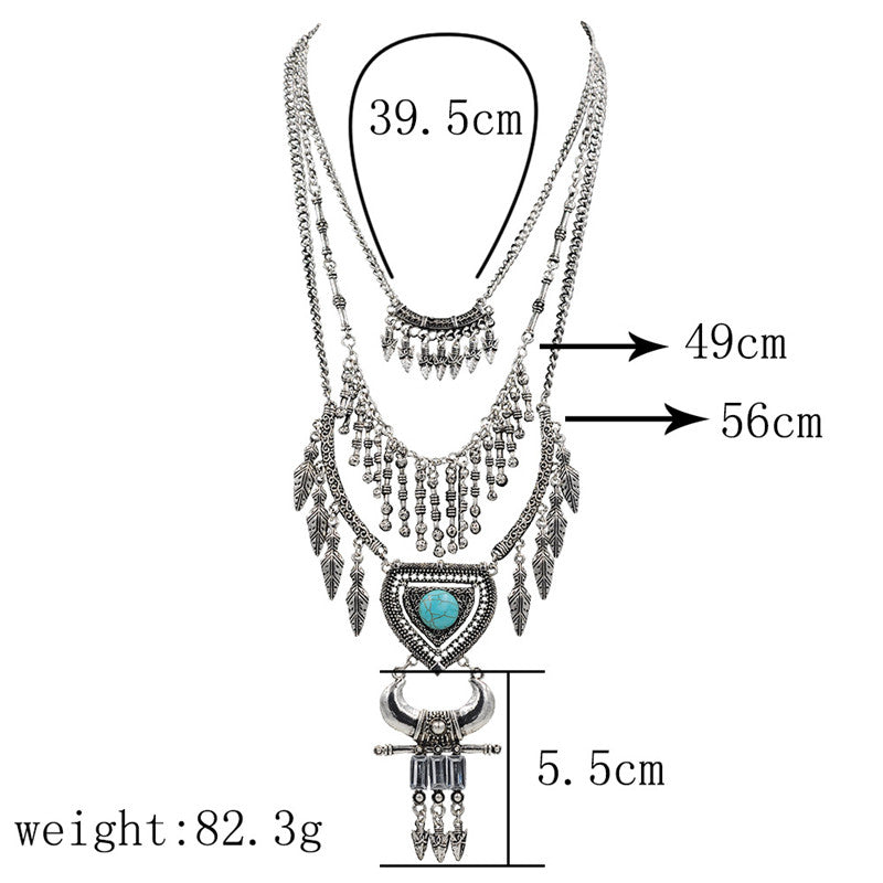 Navajo Native American Tribal Necklace for Women