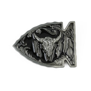 Native American Arrowhead Belt Buckle