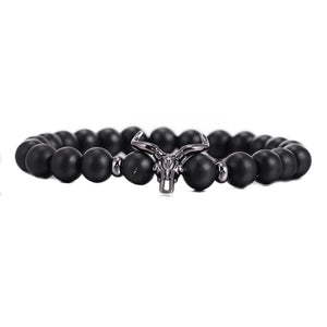 Cattle Skull Beaded Bracelets For Him and Her