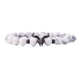 Cattle Skull Beaded Bracelets For Him and Her