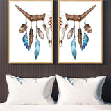 Bull skull head poster art front