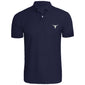 Mens Bull Skull Embroidered Polo Shirts Men Shirts