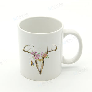 Bull skull Mug front