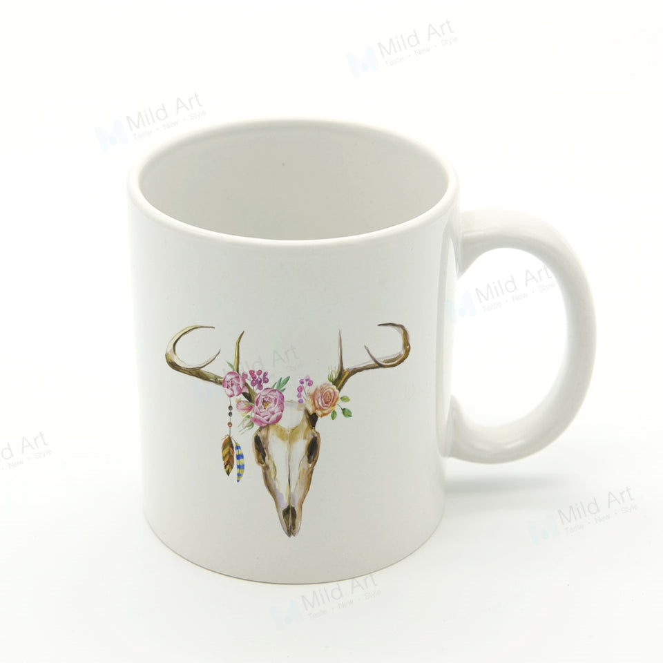 Bull skull Mug front