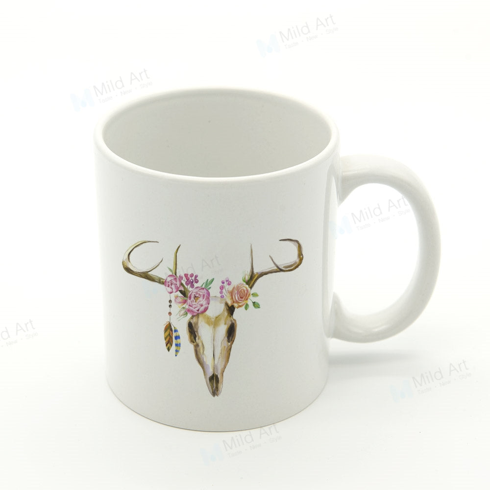 Bull skull Mug front