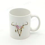 Bull skull Mug front