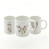Nordic Watercolor Porcelain Ceramic Creative Mug