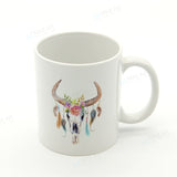 Nordic Watercolor Porcelain Ceramic Creative Mug