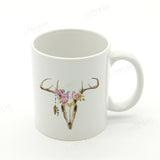Nordic Watercolor Porcelain Ceramic Creative Mug