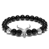 Bull Skull Charm Bracelet