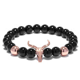 Bull Skull Charm Bracelet