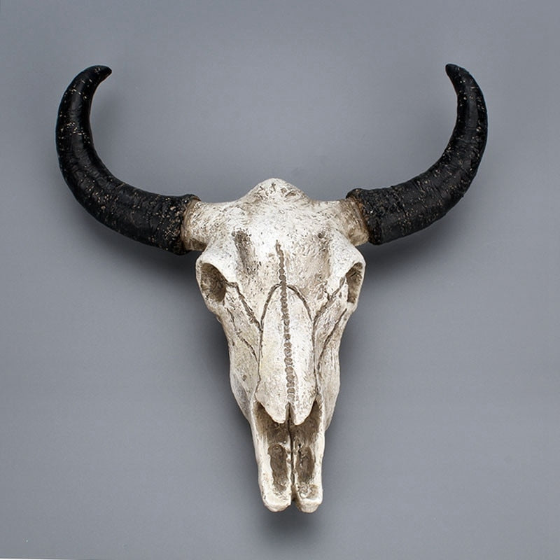 Longhorn Bull Skull Wall Hanging Decor