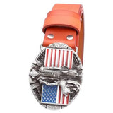 Genuine Leather Wild West American Cowboy Belt