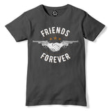 Mens Casual Friends Forever Handshake Wild West T Shirt