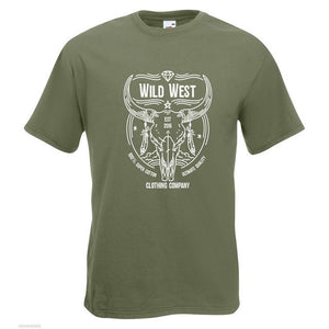 Men's Wild West  Desert Horns Tshirt