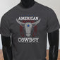 AMERICAN COWBOY BULL TEXAS SPORTSER MENS T-SHIRT