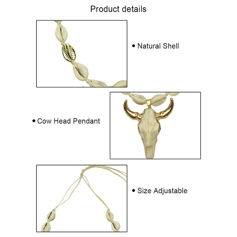 Bull Head Pendant Necklace
