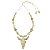 Bull Head Pendant Necklace