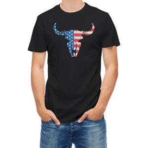Bull USA Flag T-Shirt