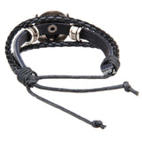 Vintage Buffalo Head Antique Leather Bracelet
