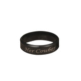 Cowboy Carbon Steel Couples Rings