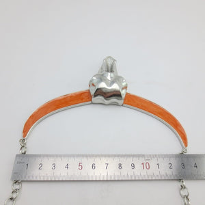 Metal Bull Skull Horn Choker Necklaces
